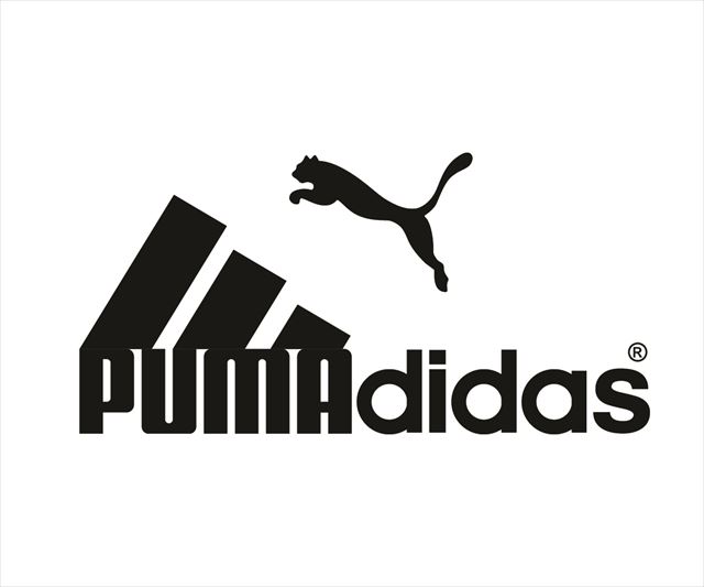 PUMA(プーマ)とadidas(アディダス)のロゴ