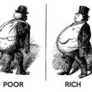 金持ちと貧乏人は似て非なる者、風刺画が面白い